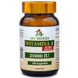 My Herbs Witamina A, super mocna, 100 kapsułek - miniaturka zdjęcia produktu