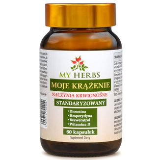 My Herbs Moje krążenie, 60 kapsułek My Herbs Moje krążenie, 60 kapsułek - zdjęcie produktu