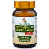 My Herbs Witamina B2, ryboflawina, super mocna, 60 kapsułek - miniaturka zdjęcia produktu