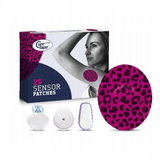 CureTape Sensor Patches ART, plastry na sensor CGM do monitorowania glukozy, Leopard Pink, 25 sztuk - miniaturka zdjęcia produktu
