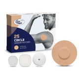 CureTape Sensor Patches Circle, plastry na sensor CGM do monitorowania glukozy, beżowe, 25 sztuk - miniaturka zdjęcia produktu