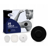 CureTape Sensor Patches Circle, plastry na sensor CGM do monitorowania glukozy, czarne, 25 sztuk - miniaturka zdjęcia produktu