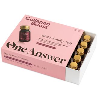 OneAnswer Collagen Boost shot, smak brzoskwiniowo-pomarańczowy, 30 ml x 30 sztuk - zdjęcie produktu