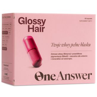 OneAnswer Glossy Hair, 60 kapsułek - zdjęcie produktu