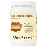 OneAnswer MultiProtein Vegan, proszek, smak choco bar, 450 g - miniaturka zdjęcia produktu
