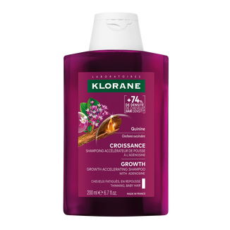 Klorane Wzrost, szampon przyspieszający wzrost włosów, 200 ml Klorane Wzrost, szampon przyspieszający wzrost włosów, 200 ml - zdjęcie produktu