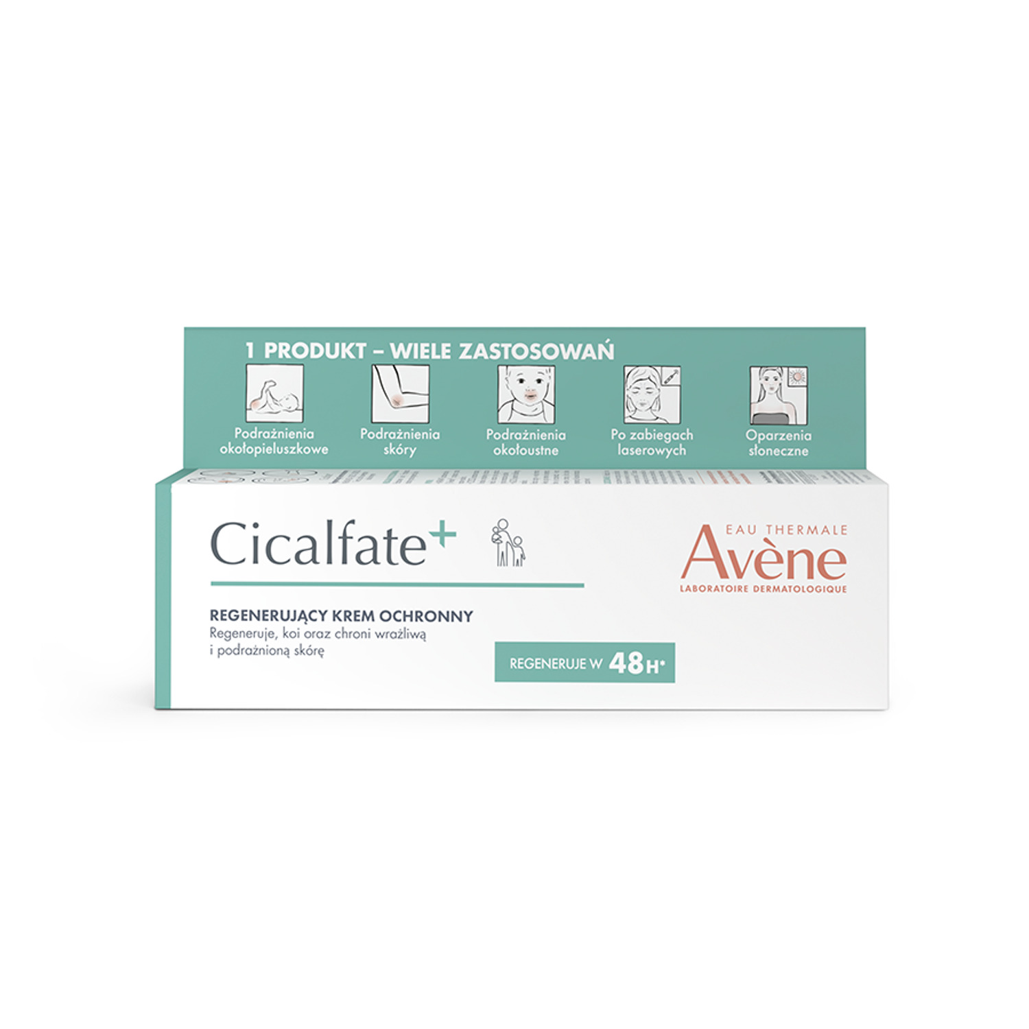 Набор Avene Cicalfate+: восстанавливающие защитные кремы 40 мл и 100 мл, для чувствительной и раздраженной кожи — фото 3
