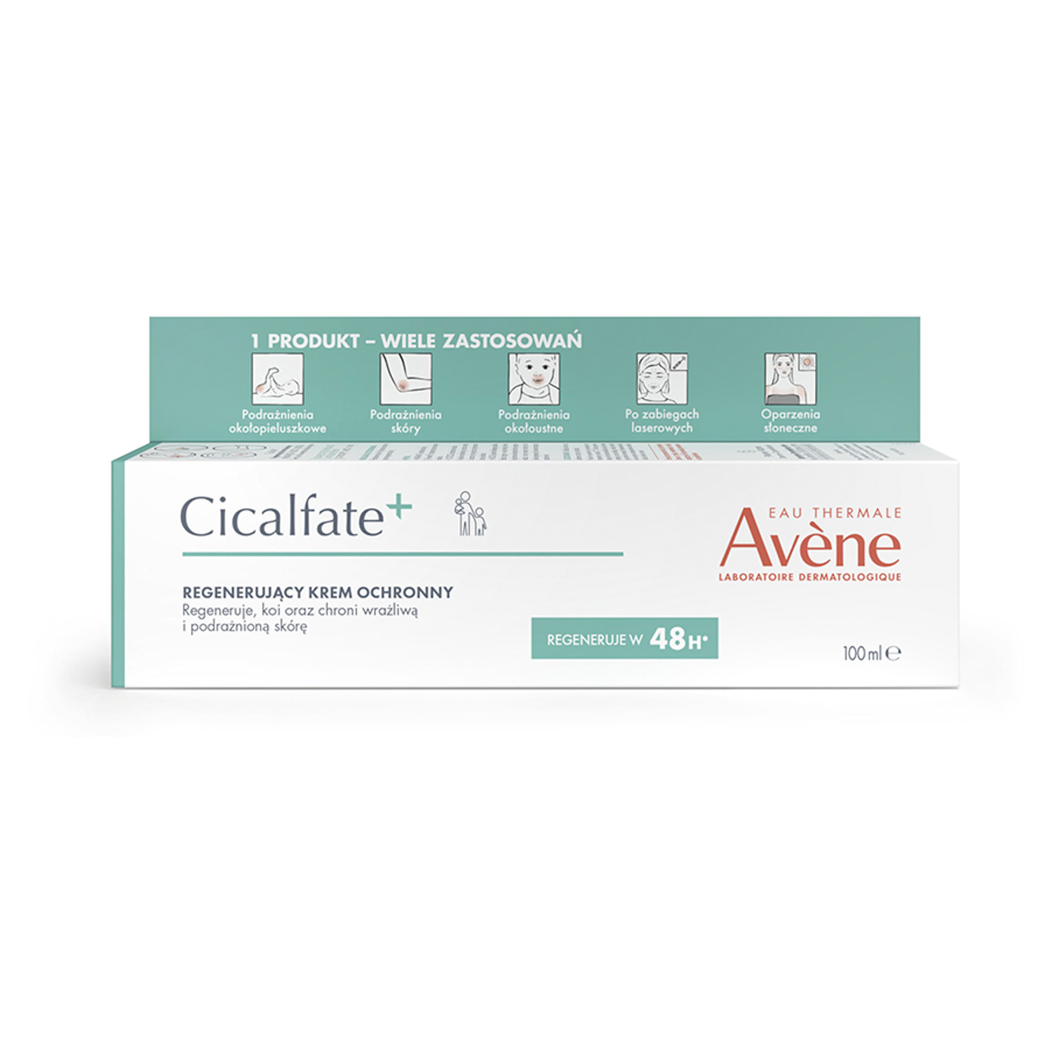 Набор Avene Cicalfate+: 2 восстанавливающих защитных крема по 100 мл, для чувствительной и раздраженной кожи — фото 3