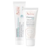 Zestaw Avene Cleanance Comedomed Peeling, intensywny krem na wypryski, 40 ml + krem łagodzący do twarzy i ciała po zabiegach farmakologicznych, 40 ml - miniaturka zdjęcia produktu