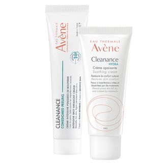 Zestaw Avene Cleanance Comedomed Peeling, intensywny krem na wypryski, 40 ml + krem łagodzący do twarzy i ciała po zabiegach farmakologicznych, 40 ml Zestaw Avene Cleanance Comedomed Peeling, intensywny krem na wypryski, 40 ml + krem łagodzący do twarzy i ciała po zabiegach farmakologicznych, 40 ml - zdjęcie produktu