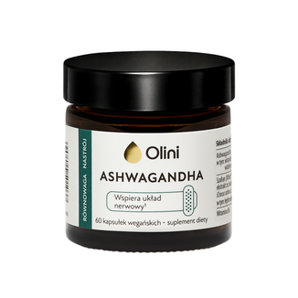 Olini Ashwagandha, 60 kapsułek Olini Ashwagandha, 60 kapsułek - zdjęcie produktu