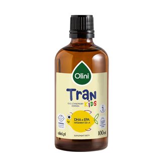 Olini Tran, dla dzieci od 1 roku życia, smak cytrynowy, 100 ml Olini Tran, dla dzieci od 1 roku życia, smak cytrynowy, 100 ml - zdjęcie produktu