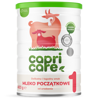 Capricare 1, mleko początkowe oparte na mleku kozim, od urodzenia, 800 g Capricare 1, mleko początkowe oparte na mleku kozim, od urodzenia, 800 g - zdjęcie produktu