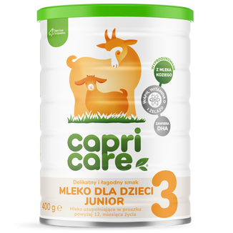 Capricare 3, mleko modyfikowane Junior na mleku kozim, powyżej 12 miesiąca, 800 g - zdjęcie produktu
