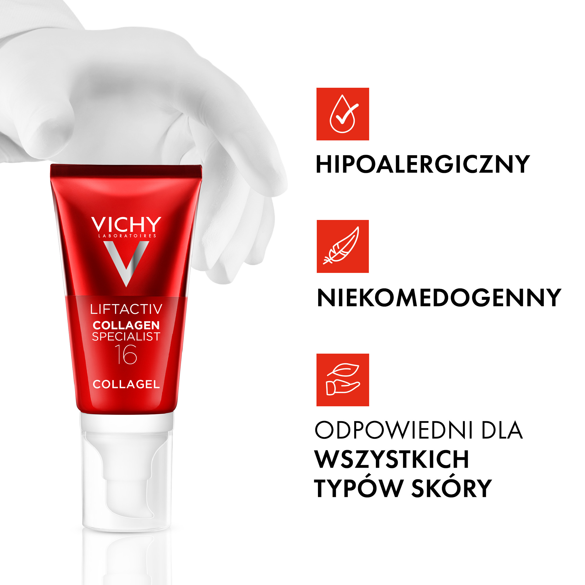 Крем-гель для лица Vichy Liftactiv Collagen Specialist для сияния кожи, 50 мл — фото 5