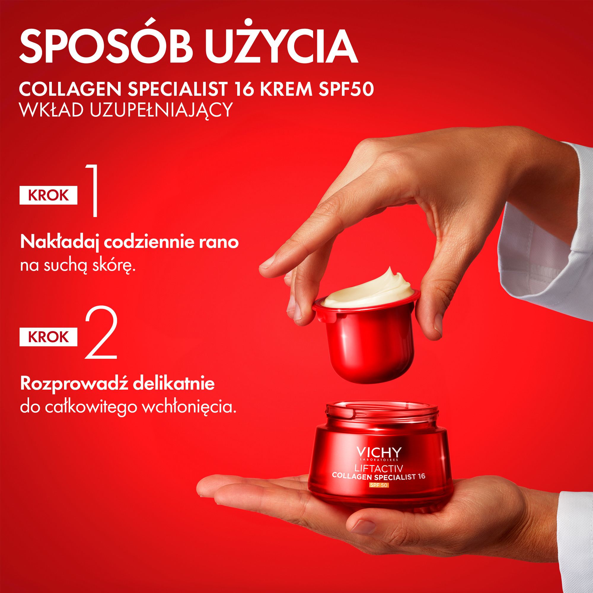 Дневной крем для лица Vichy Liftactiv Collagen Specialist 16 против морщин, SPF 50, 50 мл — фото 3