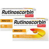 Zestaw Rutinoscorbin Max D3, 2 x 60 tabletek - miniaturka zdjęcia produktu