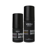 Zestaw Veoli Botanica Smooth As Silk, naprawczo-ujędrniający krem-maska pod oczy, 15 ml + rozjaśniająco-kojące serum do twarzy, 30 ml - miniaturka zdjęcia produktu