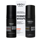 Zestaw Veoli Botanica Redness Whisperer, wyciszająco-chłodzące serum na naczynka, 30 ml + rozjaśniająco-kojące serum do twarzy, 30 ml - miniaturka zdjęcia produktu