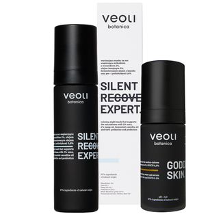 Zestaw Veoli Botanica Silent Recovery Expert, wyciszajaca maska na noc wspierająca mikrobiom, 50 ml + rozjaśniająco-kojące serum do twarzy, 30 ml Zestaw Veoli Botanica Silent Recovery Expert, wyciszajaca maska na noc wspierająca mikrobiom, 50 ml + rozjaśniająco-kojące serum do twarzy, 30 ml - zdjęcie produktu