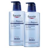 Zestaw Eucerin Urearepair, żel do mycia ciała z 5% mocznikiem, 2 x 400 ml - miniaturka zdjęcia produktu