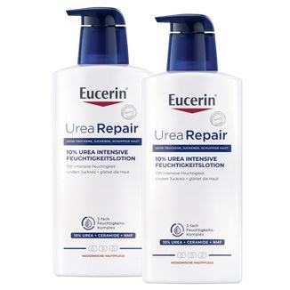 Zestaw Eucerin UreaRepair Plus, emulsja do ciała z mocznikiem 10% do skóry bardzo suchej i szorstkiej, 2 x 400 ml - zdjęcie produktu