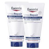 Zestaw Eucerin UreaRepair Plus, krem do rąk z mocznikiem 5% do skóry suchej i szorstkiej, 2 x 75 ml - miniaturka zdjęcia produktu