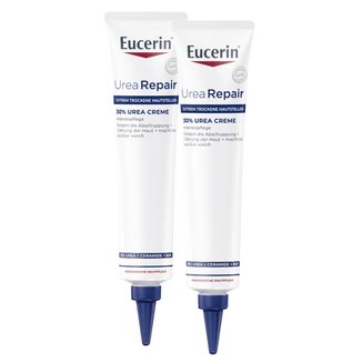 Zestaw Eucerin Urea Repair, krem do stosowania miejscowego z 30% mocznikiem, 2 x 75 ml - zdjęcie produktu
