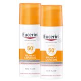 Zestaw Eucerin Sun Protection Pigment Control, fluid ochronny przeciw przebarwieniom, SPF 50+, 2 x 50 ml - miniaturka zdjęcia produktu