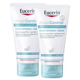 Zestaw Eucerin AtopiControl, kojący krem do rąk, 2 x 75 ml - zdjęcie produktu
