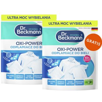 Dr. Beckmann Oxi-Power, odplamiacz do bieli, 400 g + 400 g gratis Dr. Beckmann Oxi-Power, odplamiacz do bieli, 400 g + 400 g gratis - zdjęcie produktu