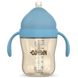 Neno Bebesito, bidon ze słomką i odważnikiem, niebieski, od 6 miesiąca, 240 ml - zdjęcie produktu