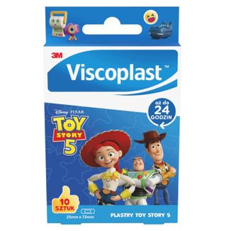 Viscoplast Toy Story 5, plastry dla dzieci, 10 sztuk Viscoplast Toy Story 5, plastry dla dzieci, 10 sztuk - zdjęcie produktu