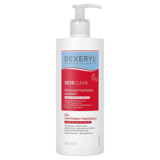 Dexeryl Dexeclear, żel nawilżająco-łagodzący, 400 ml - zdjęcie produktu