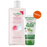Equilibra Rosa, szampon równoważący, róża i kwas hialuronowy, 265 ml + żel aloesowy multi-active, 50 ml gratis - miniaturka zdjęcia produktu