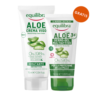 Equilibra Aloe, nawilżający krem do twarzy, aloesowy, 75 ml + żel aloesowy multi-active, 50 ml gratis Equilibra Aloe, nawilżający krem do twarzy, aloesowy, 75 ml + żel aloesowy multi-active, 50 ml gratis - zdjęcie produktu