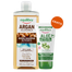 Equilibra Argan, szampon odżywczy, argan i kwas hialuronowy, 265 ml + żel aloesowy multi-active, 50 ml gratis - 1 Equilibra Argan, szampon odżywczy, argan i kwas hialuronowy, 265 ml + żel aloesowy multi-active, 50 ml gratis - miniaturka zdjęcia produktu