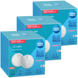 Zestaw Canpol Babies, wkładki laktacyjne 3D z przylepcem, białe, 3 x 50 sztuk + 10 sztuk gratis - miniaturka zdjęcia produktu