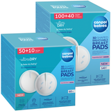Zestaw Canpol Babies, wkładki laktacyjne 3D z przylepcem, białe, 50 sztuk + 10 sztuk gratis + wkładki laktacyjne, 100 sztuk + 40 sztuk w prezencie - miniaturka zdjęcia produktu