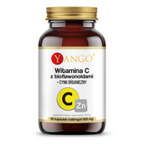 Yango Witamina C z Bioflawonoidami + Cynk Organiczny, 90 kapsułek - miniaturka zdjęcia produktu