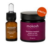Mokosh, liposomowe serum pod oczy, ogórek, 12 ml + balsam nawilżająco-łagodzący do ciała, winogrono, 60 ml gratis - miniaturka zdjęcia produktu