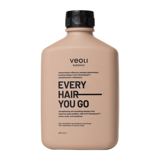 Veoli Botanica Every Hair You Go, wzmacniająco-odżywczy szampon poprawiający kondycję skóry, 300 ml - zdjęcie produktu