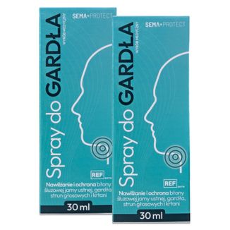Zestaw SEMA Protect, spray do gardła, 2 x 30 ml KRÓTKA DATA - zdjęcie produktu