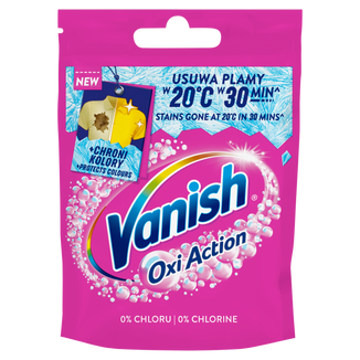 Vanish Oxi Action Pink, odplamiacz w saszetce, 30 g - zdjęcie produktu
