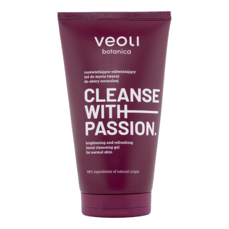 Veoli Botanica Cleanse with Passion, rozświetlająco-odświeżający żel do mycia twarzy do skóry normalnej, 150 ml Veoli Botanica Cleanse with Passion, rozświetlająco-odświeżający żel do mycia twarzy do skóry normalnej, 150 ml - zdjęcie produktu