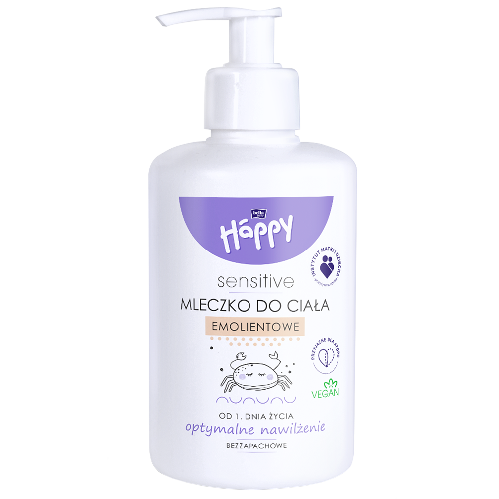 Bella Happy Bella Baby Happy, emolientowe mleczko do ciała, od 1 dnia życia, 300 ml
