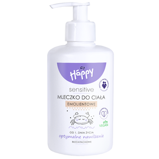 Bella Baby Happy, emolientowe mleczko do ciała, od 1 dnia życia, 300 ml - zdjęcie produktu