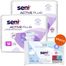 Zestaw Seni Active Plus, majtki chłonne, M, 80-110 cm, 3 x 10 sztuk + chusteczki nawilżane, pielęgnacyjne, XXL, 10 sztuk gratis - miniaturka  zdjęcia produktu