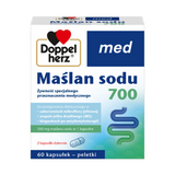 Doppelherz Med Maślan Sodu 700, 60 kapsułek Doppelherz Med Maślan Sodu 700, 60 kapsułek - miniaturka zdjęcia produktu