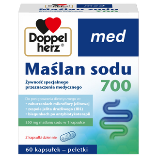 Doppelherz Med Maślan Sodu 700, 60 kapsułek - zdjęcie produktu